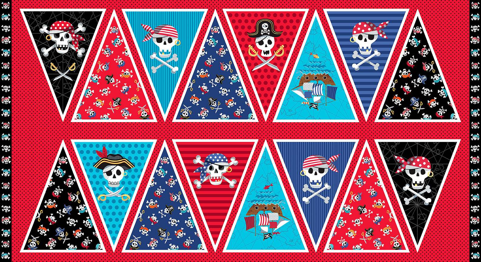 Pirates Bunting Panel